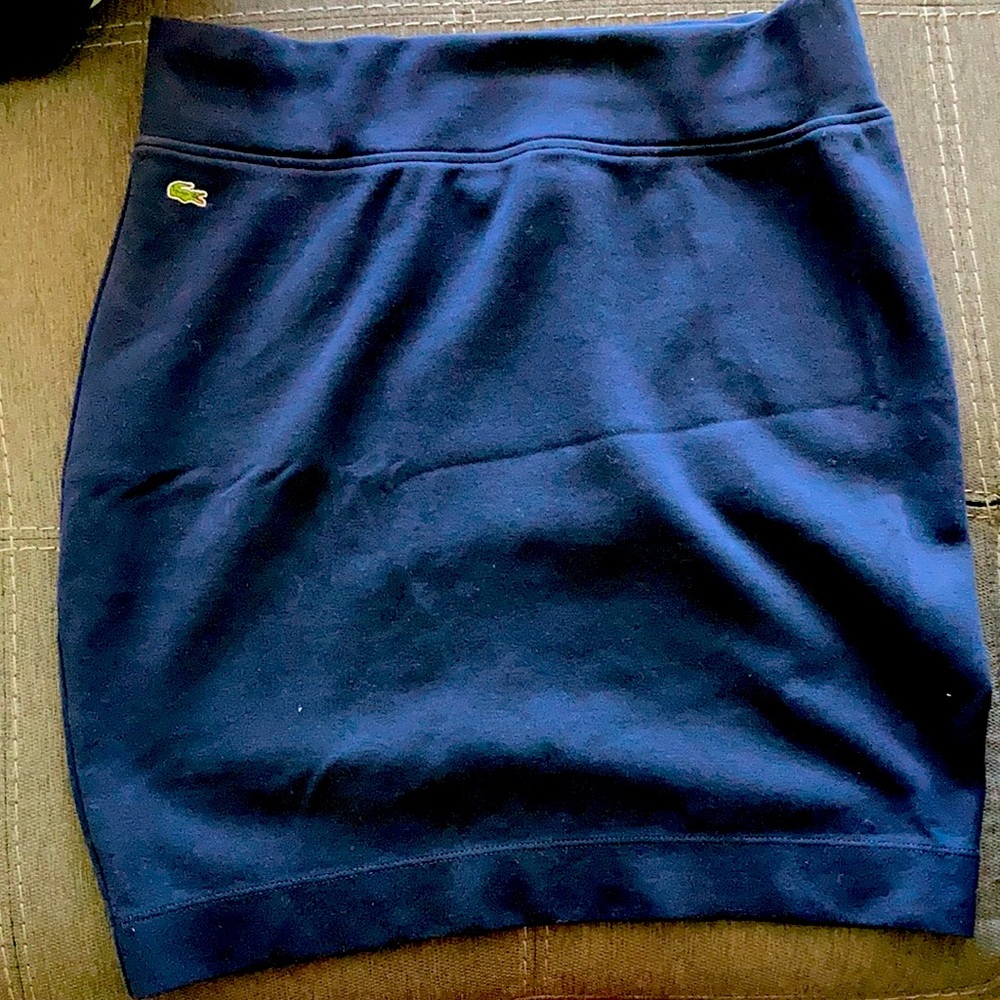 Lacoste navy blue skirt